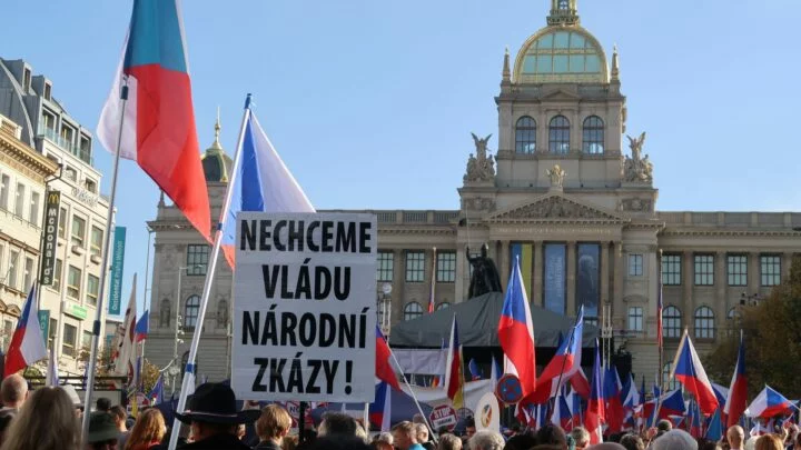 Demonstrace na Václavském náměstí, 28. října 2022