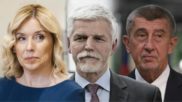 Kandidáti na prezidenta. Danuše Nerudová, Petr Pavel, Andrej Babiš