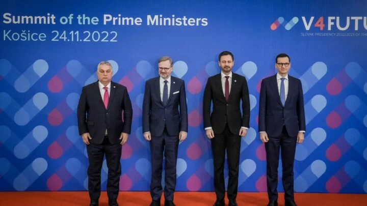 Premiéři zemí Visegrádské skupiny před jednáním v Košicích