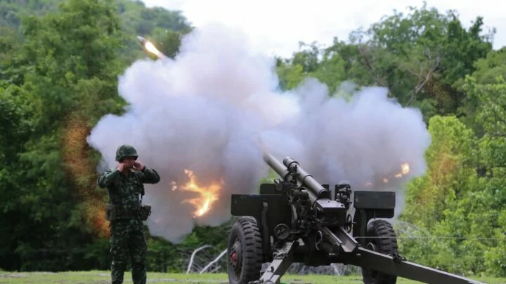 Houfnice M101 ve výzbroji thajské armády