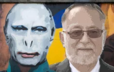 Jaroslav Bašta (SPD) a Vladimir Putin jako lord Voldemort