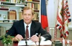 Prezident Václav Havel krátce po inauguraci prezidentem České republiky v roce 1993.