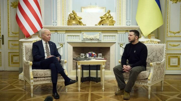 Americký prezident Joe Biden na návštěvě Ukrajiny.