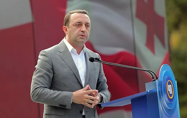 Gruzínský premiér Irakli Gharibashvili v roce 2021