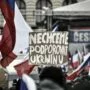 Antisystémová a proruská demonstrace v Praze (11. března 2023).