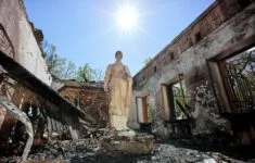 Rusy zničené muzeum ukrajinského filosofa Skovorody u Charkova