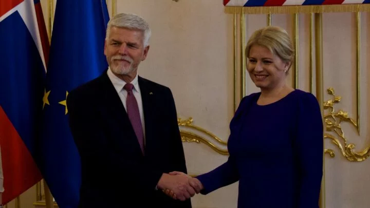 Prezident Petr Pavel a slovenská prezidentka Zuzana Čaputová 