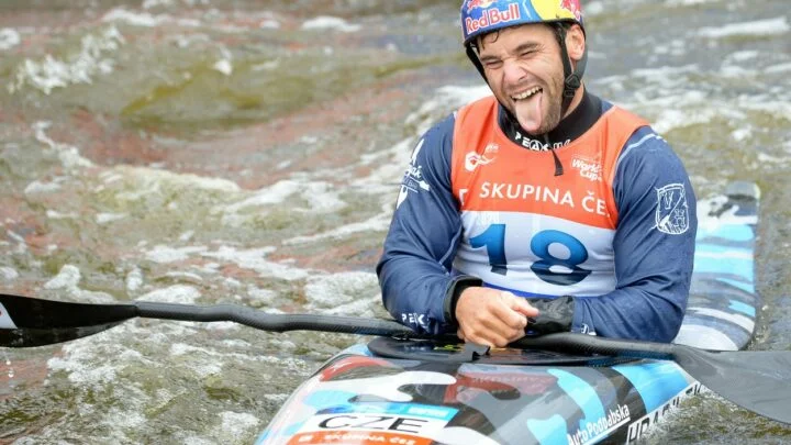 Olympionik a vodní slalomář Vavřinec Hradilek