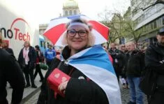 Fanoušci Ruska se sešli na demonstraci