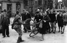  Snímek pořízený během sovětské okupace Berlína.