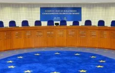 Soudní síň Evropského soudu pro lidská práva ve Štarsburku
