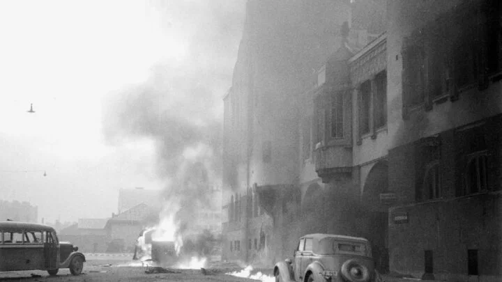 Následky bombardování v Helsinkách během zimní války, listopad 1939