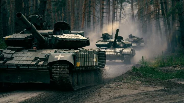 Ukrajinské tanky. Ilustrační foto