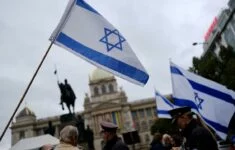 Shromáždění na podporu Izraele na Václavském náměstí