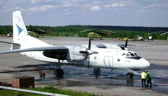 Letadlo An-24 společnosti IrAero.