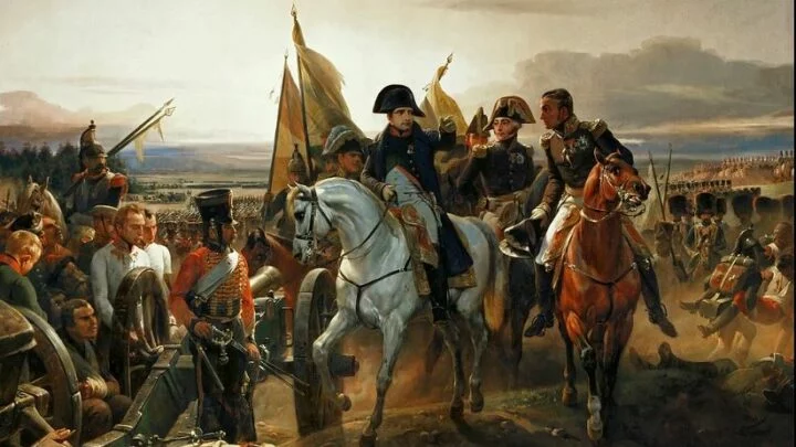 Horace Vernet: Napoleon v bitvě u Friedlandu (1807).