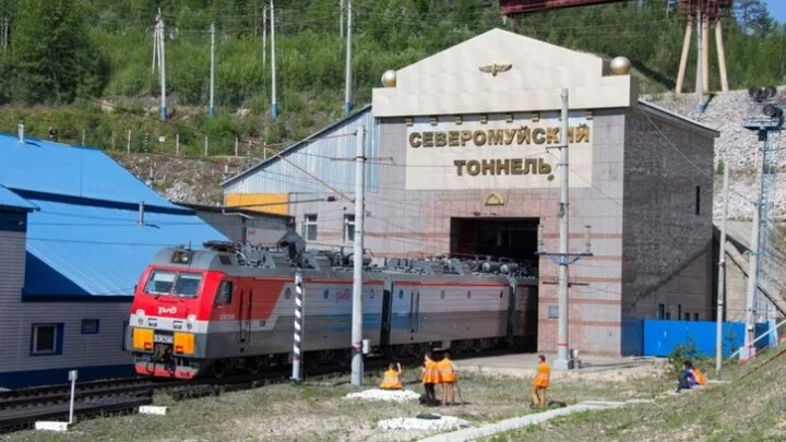 Severomujský tunel, údajně poškodila ukrajinská tajná služba.