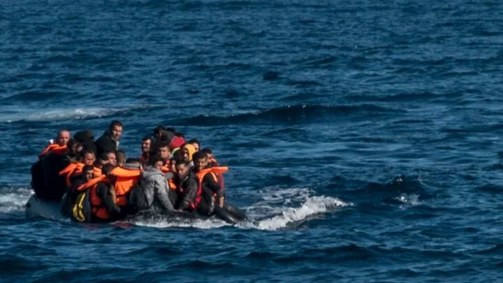 Uprchlíci ve Středozemním moři. 