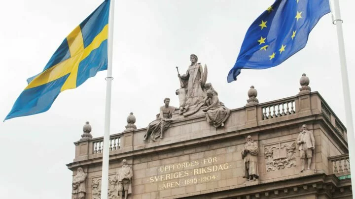 Švédský parlament, ilustrační foto