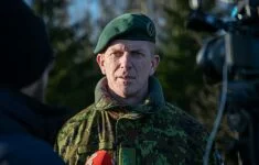 Velitel estonských obranných sil Martin Herem.