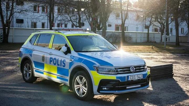 Švédská policie, ilustrační foto