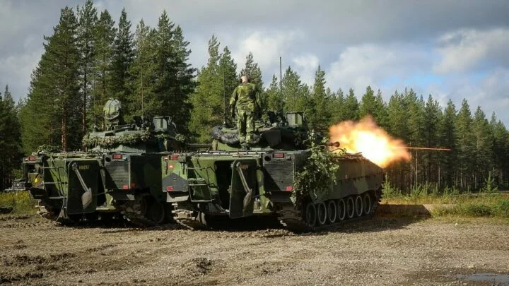 Švédská bojová vozidla 90, ilustrační foto