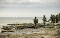 Švédští vojáci na Gotlandu, ilustrační foto