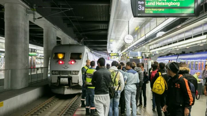 Přistěhovalci na hlavním nádraží v Malmö (ilustrační foto)