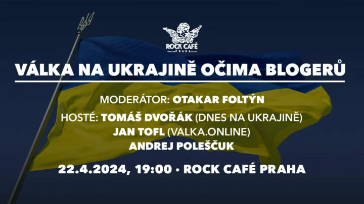 Rock Café zve na další ze svých debat, řeč bude o válce na Ukrajině očima blogerů
