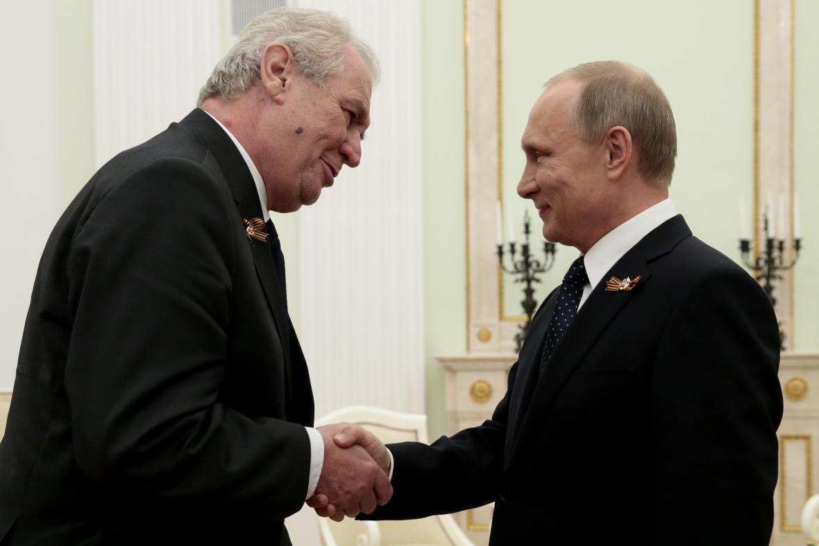 Miloš Zeman a Vladimir Putin (ČTK)