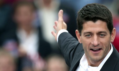 Předseda dolní komory amerického parlamentu Paul Ryan (pravicová Republikánská strana) (nationofchange.org)