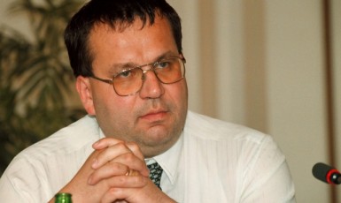Ministr průmyslu a obchodu Jan Mládek, 1999 (ČTK)