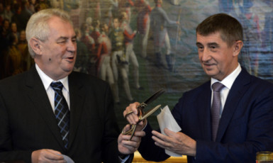 Miloš Zeman, Andrej Babiš (ANO)  (ČTK)