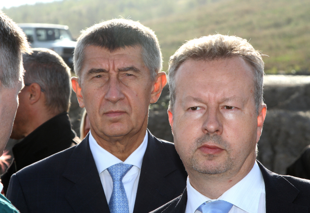 Andrej Babiš a jeho oblíbený ministr životního prostředí Richard Brabec (ČTK)
