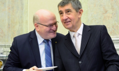 Daniel Herman a Andrej Babiš  (ČTK)