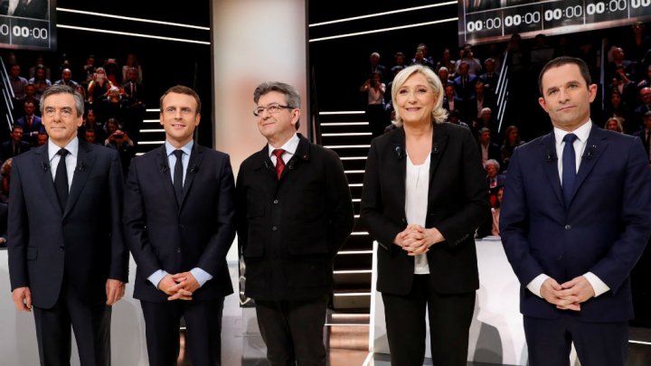 Kandidáti na francouzského prezidenta. (ČTK)