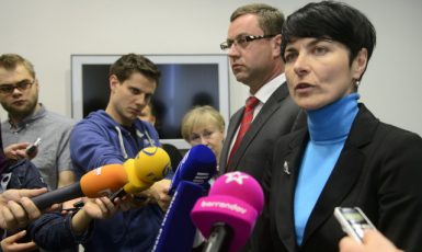 Nejvyšší státní zástupce Pavel Zeman a pražská vrchní státní zástupkyně Lenka Bradáčová (ČTK)