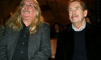Ivan M. Jirous a Václav Havel (ceskatelevize)