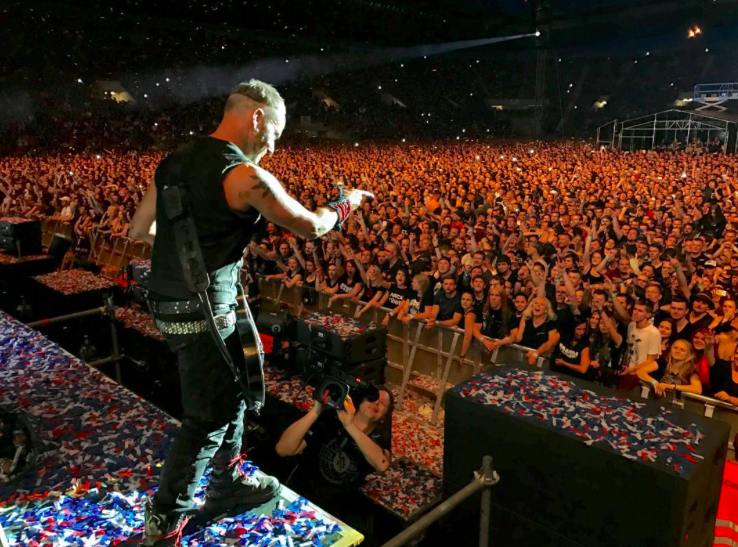Rammstin v Praze (Instagram kapely)