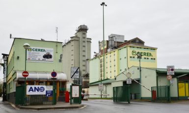 Areál společnosti Cerea z holdingu Agrofert, významného skladovatele zásob pro Správu státních hmotných rezerv (ČTK)