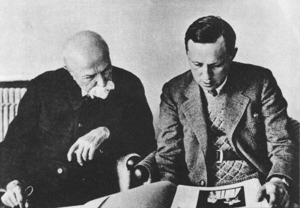 Dva Evropané - T. G. Masaryk a Karel Čapek (Wikimedia)