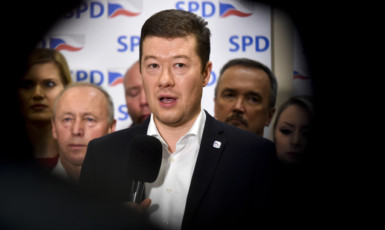 Předseda hnutí Svoboda a přímá demokracie (SPD) Tomio Okamura (ČTK)