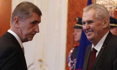 Prezident Miloš Zeman a premiér Andrej Babiš (ČTK)