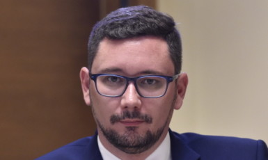 Tiskový mluvčí prezidenta Miloše Zemana Jiří Ovčáček (ČTK)