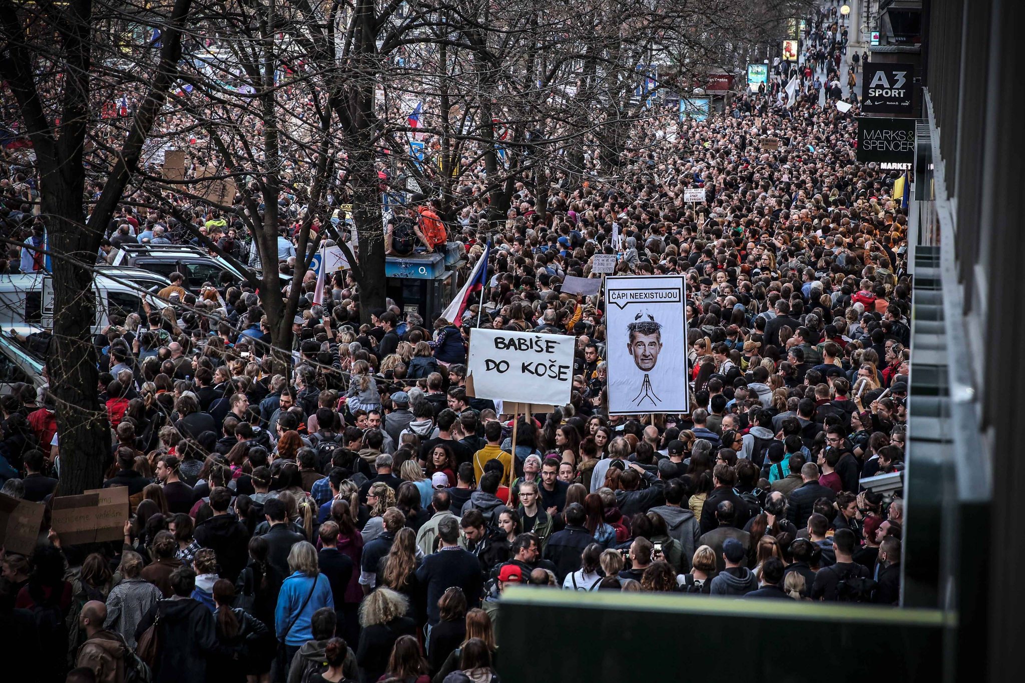 Demonstrace proti Andreji Babišovi (Pavel Hofman)