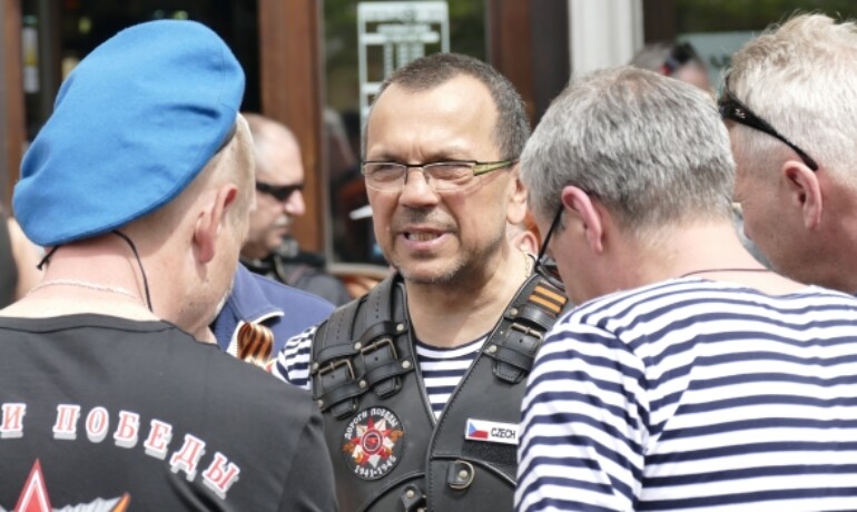 Jaroslav Foldyna a jeho přátelé z Ruska (ČTK)