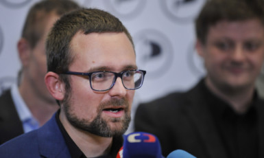 Europoslanec Mikuláš Peksa (Piráti)  (ČTK)