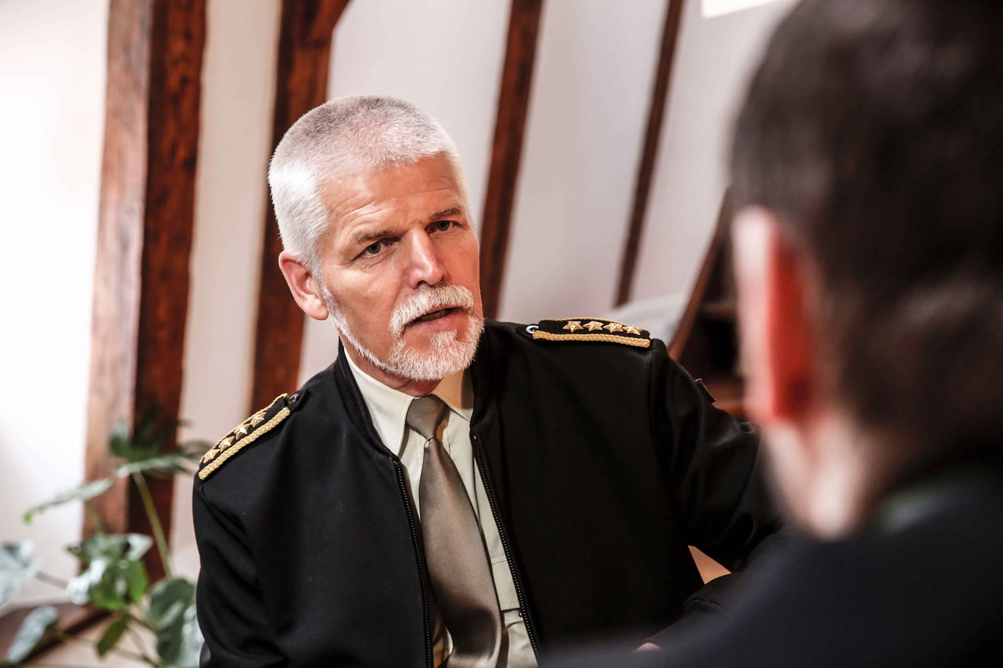 Petr Pavel je armádní generál ve výslužbě a kandidát na prezidenta republiky (Pavel Hofman / FORUM 24)