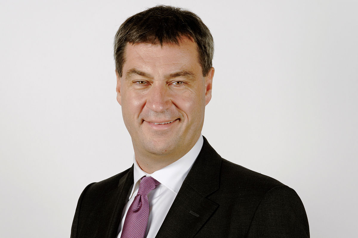 Bavorský premiér Marcus Söder (Wikipedie)