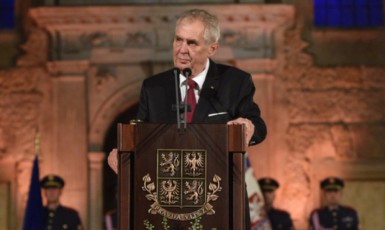 Miloš Zeman (Twitter J.Ovčáčka)